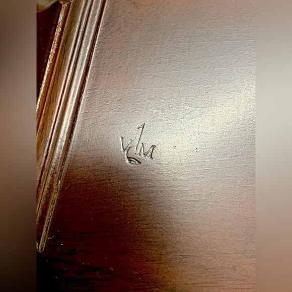 Vtg Virginia Metalcrafters Colonial Williamsburg Mahogany Chippendale Wall Shelf - Picture 7 of 16